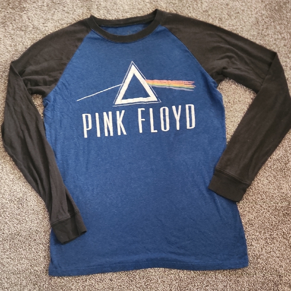 Pink Floyd - Long Sleeve Raglan Tee - Size Small